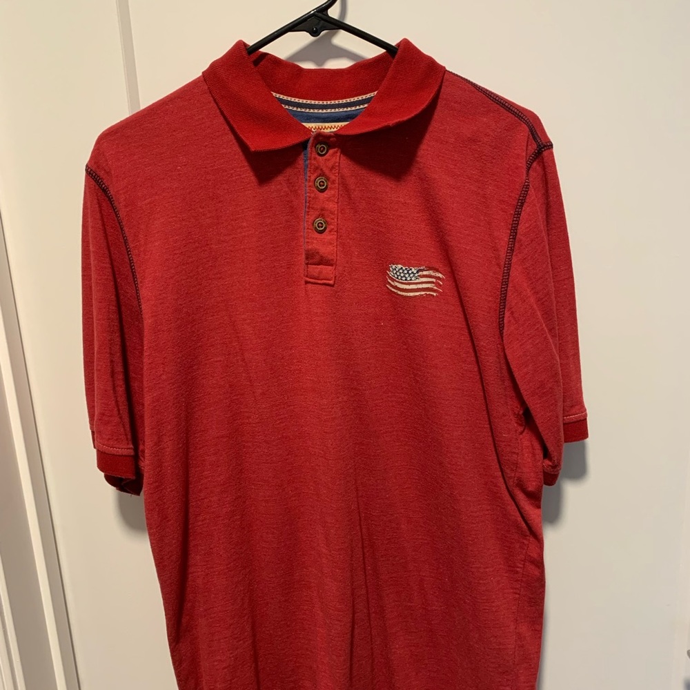 USA polo shirt American flag